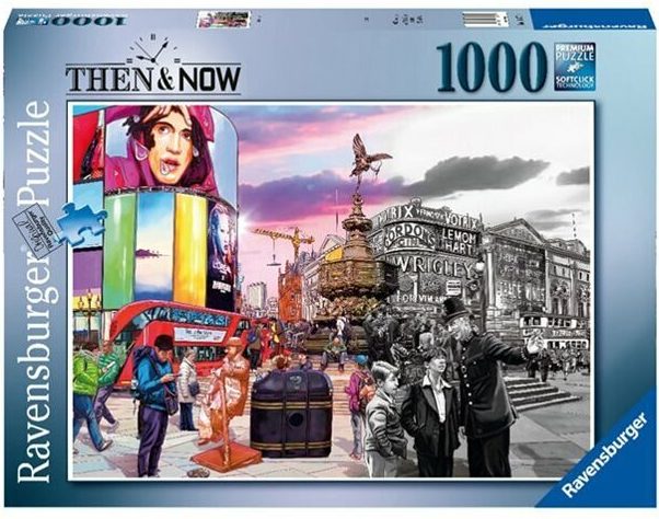 Ravensburger Then & Now Picadilly Circus 1000 Piece Puzzle