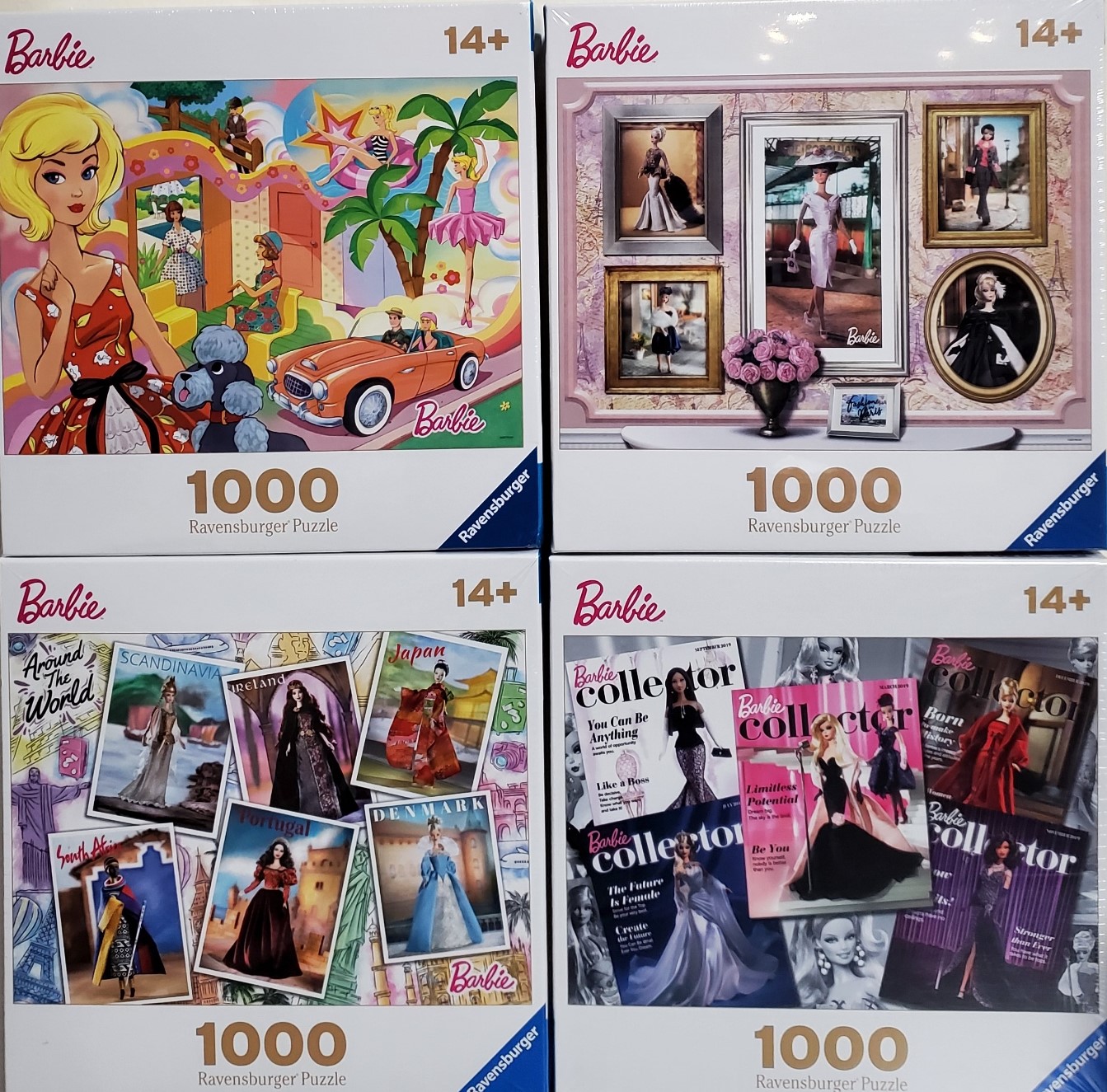Ravensburger  Barbie 1000 Piece Puzzle Bundle