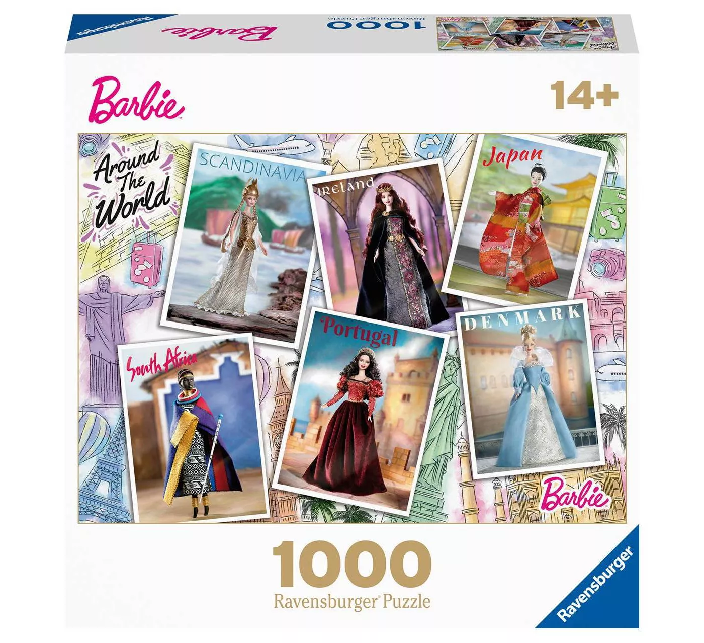 Ravensburger Barbie Around the World 1000 Piece Puzzle