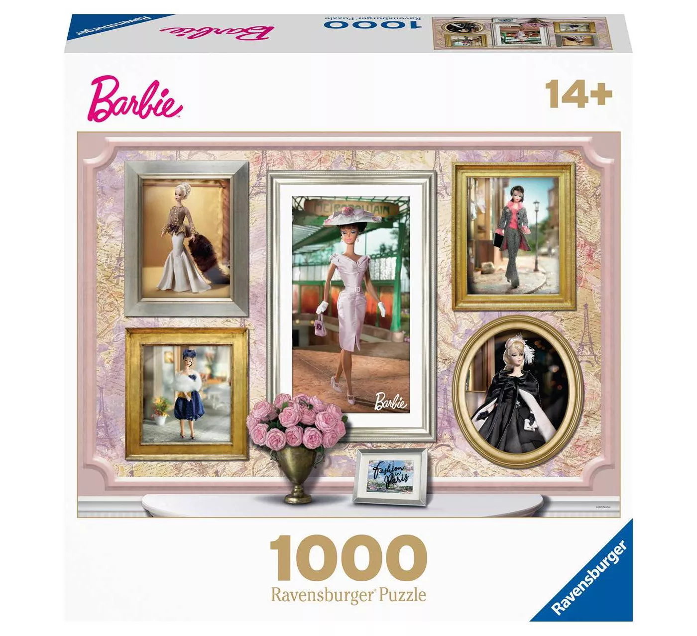 Ravensburger Barbie Paris Fashion 1000 Piece Puzzle