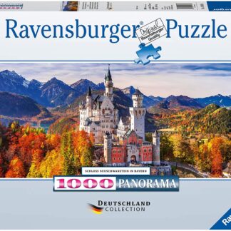 Ravensburger Deutschland Collection :  Castle, Bavaria 1000 Piece Panorama Puzzle