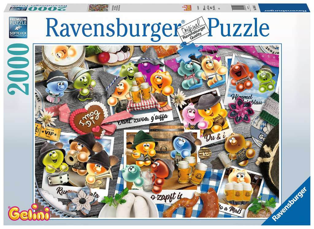 Ravensburger Puzzle 1000 Teile Gelini Auf zum Picknick Art.-Nr 16750