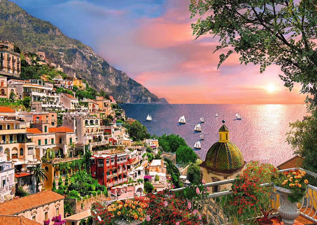 Positano puzzle shop
