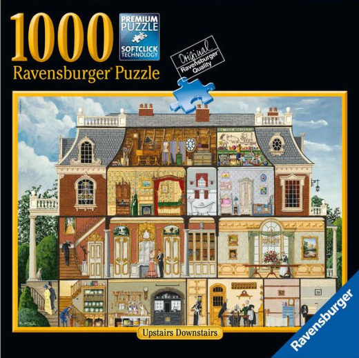 Ravensburger Upstairs Downstairs 1000 Piece Puzzle