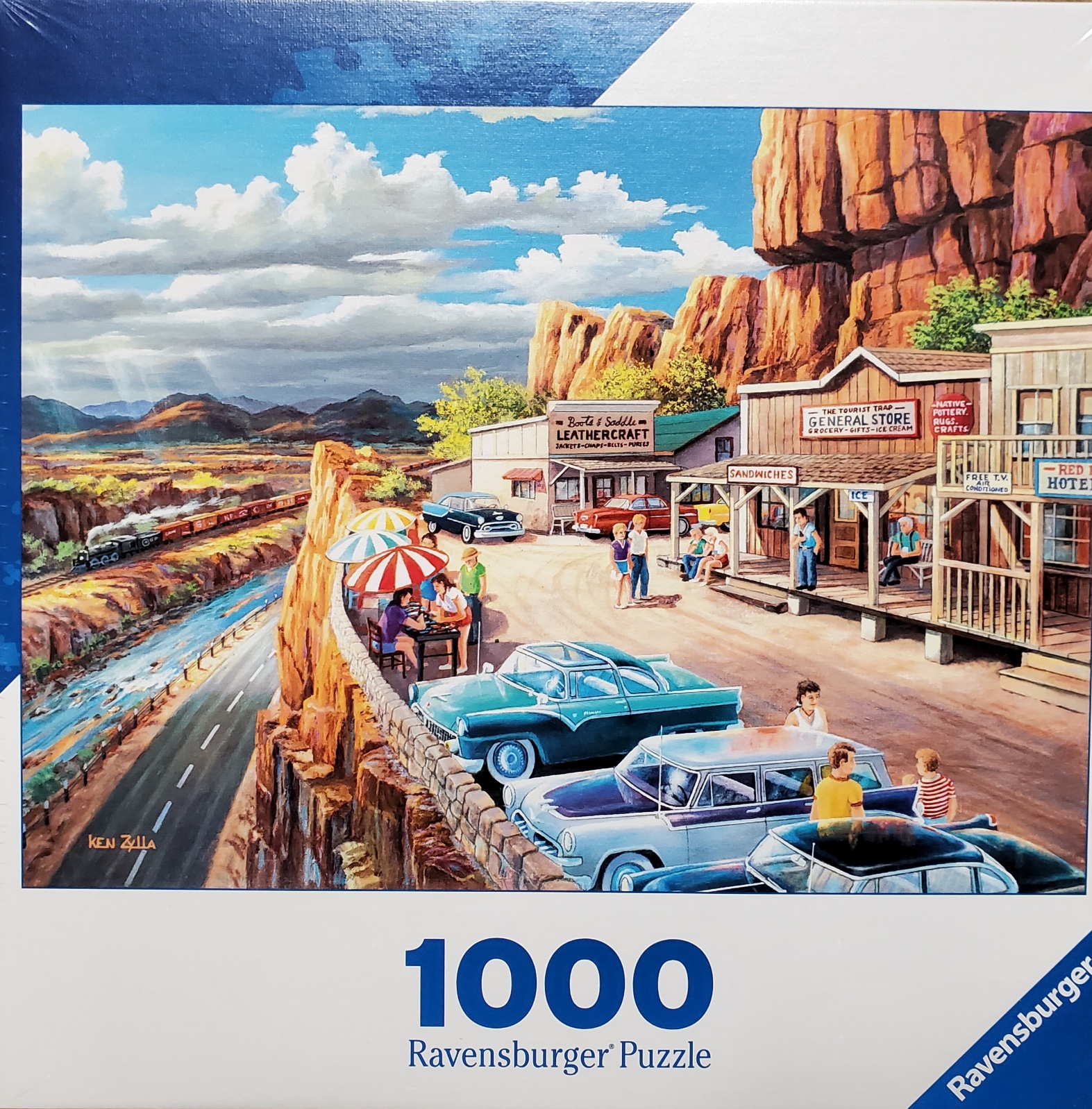 Ravensburger Puzzle – Vintage Games (1000 Pieces)