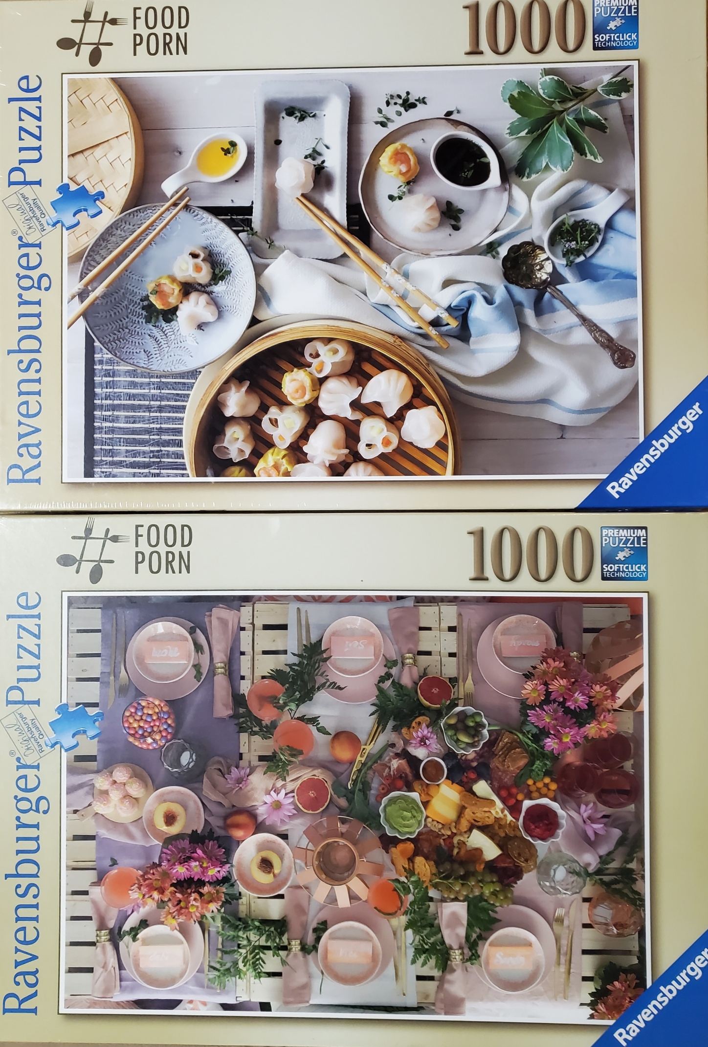 Ravensburger Food Series 1000 Piece Puzzle Bundle