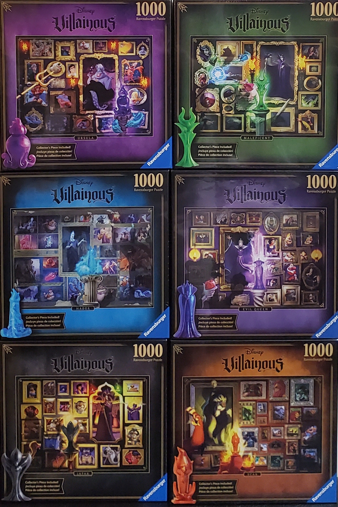 Ravensburger Disney Villainous 1000 Piece Puzzle Bundle C