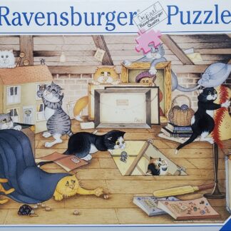 Ravensburger Linda Jane Smith Cats In the Attic 1000 Piece Puzzle