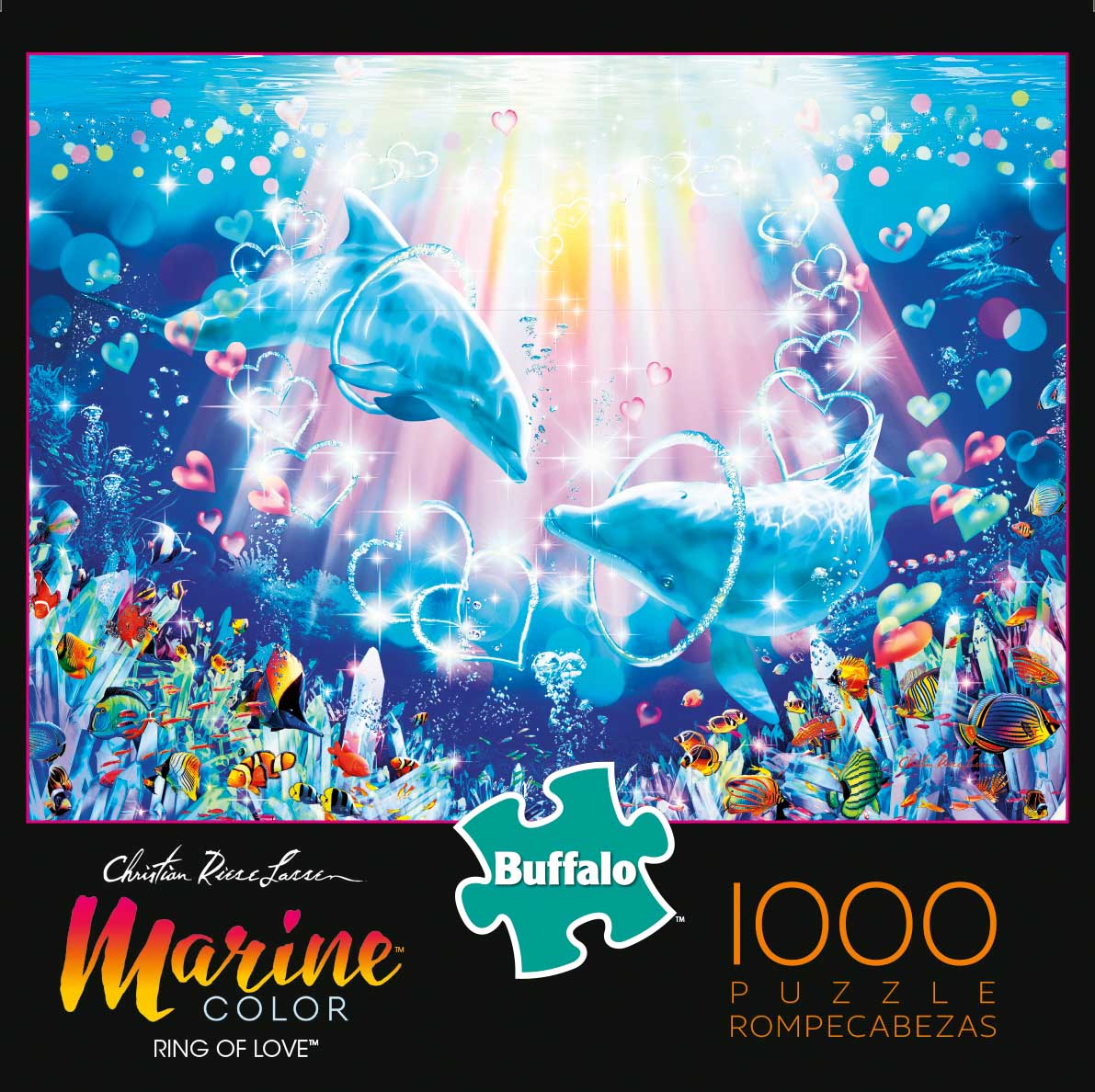 Buffalo Games Marine Color Ring of Love 1000 Piece Puzzle