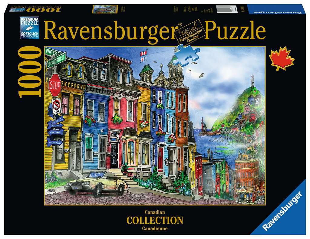 Ravensburger Canadian Collection St. Johns Newfoundland 1000 Piece Puzzle