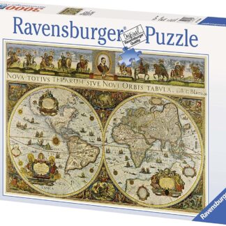 Ravensburger World Map, 1665  3000 Piece Puzzle