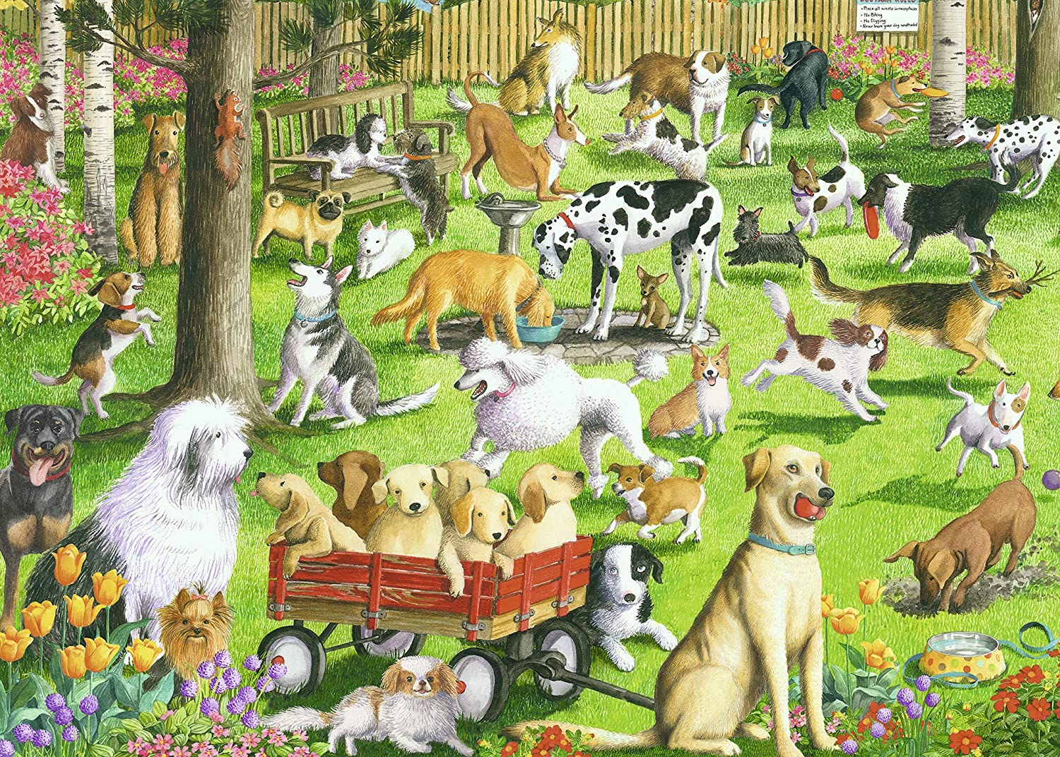 Ravensburger At the Dog Park 1000 Piece Puzzle – The Puzzle Collections