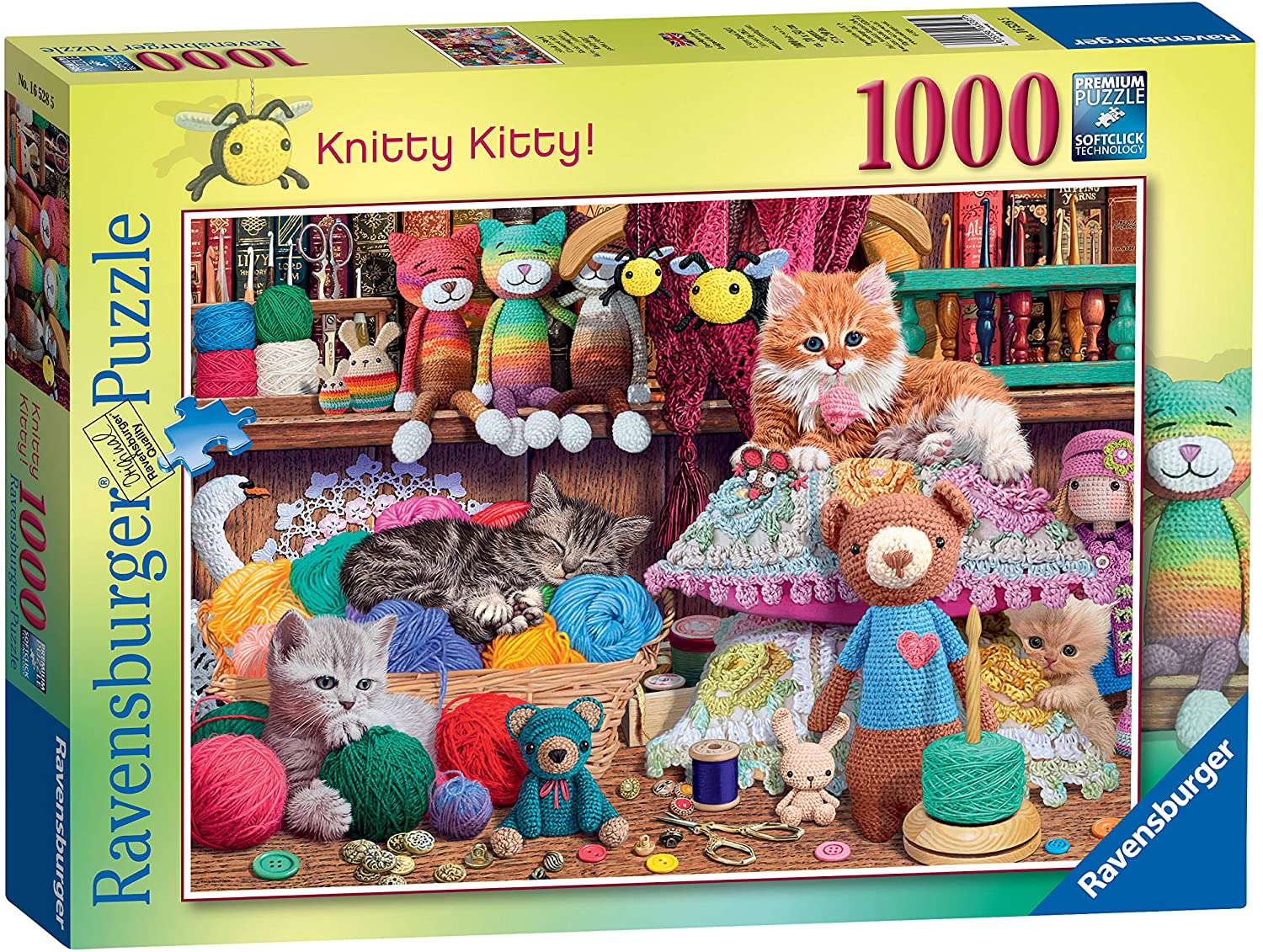 Ravensburger Knitty Kitty 1000 Piece Puzzle
