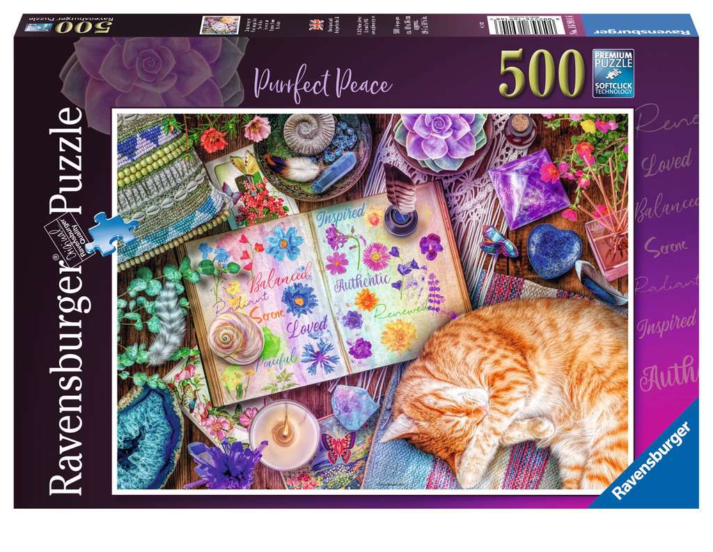 Ravensburger Aimee Stewart Purrfect Peace 500 Piece Puzzle