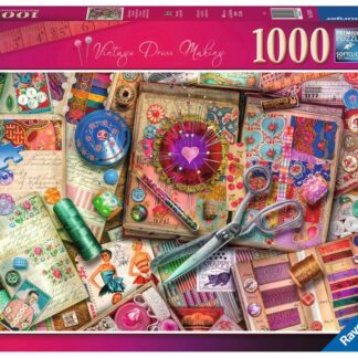 Ravensburger Aimee Stewart Vintage Dress Making 1000 Piece Puzzle