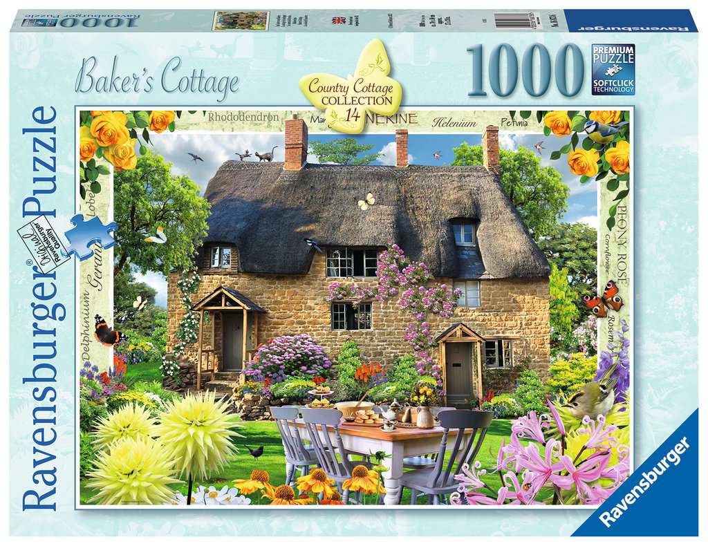 Ravensburger Country Cottage Collection 14 : Baker's Cottage 1000 Piece Puzzle