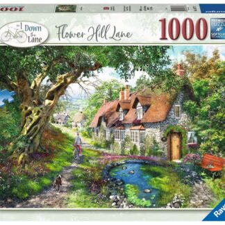 Ravensburger Down the Lane No.1 : Flower Hill Lane 1000 Piece Puzzle