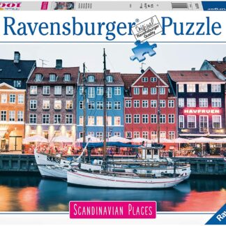 Ravensburger Scandinavian Places Copenhagen Denmark 1000 Piece Puzzle