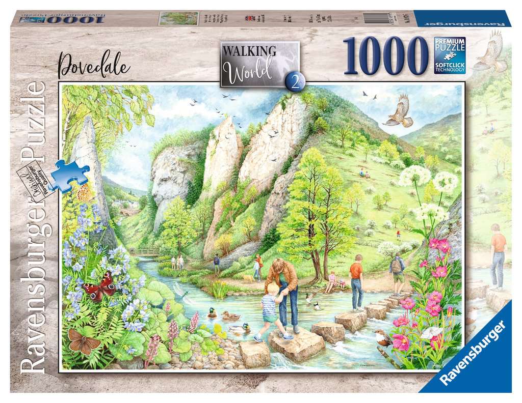 Ravensburger Walking World 2 Dovedale 1000 Piece Puzzle