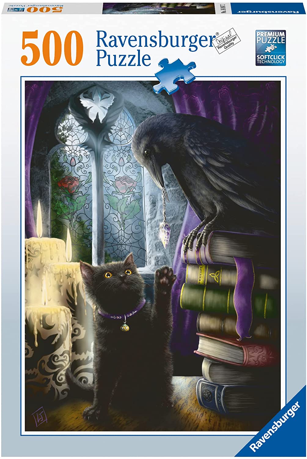 Ravensburger Black Cat and Raven 500 Piece Puzzle