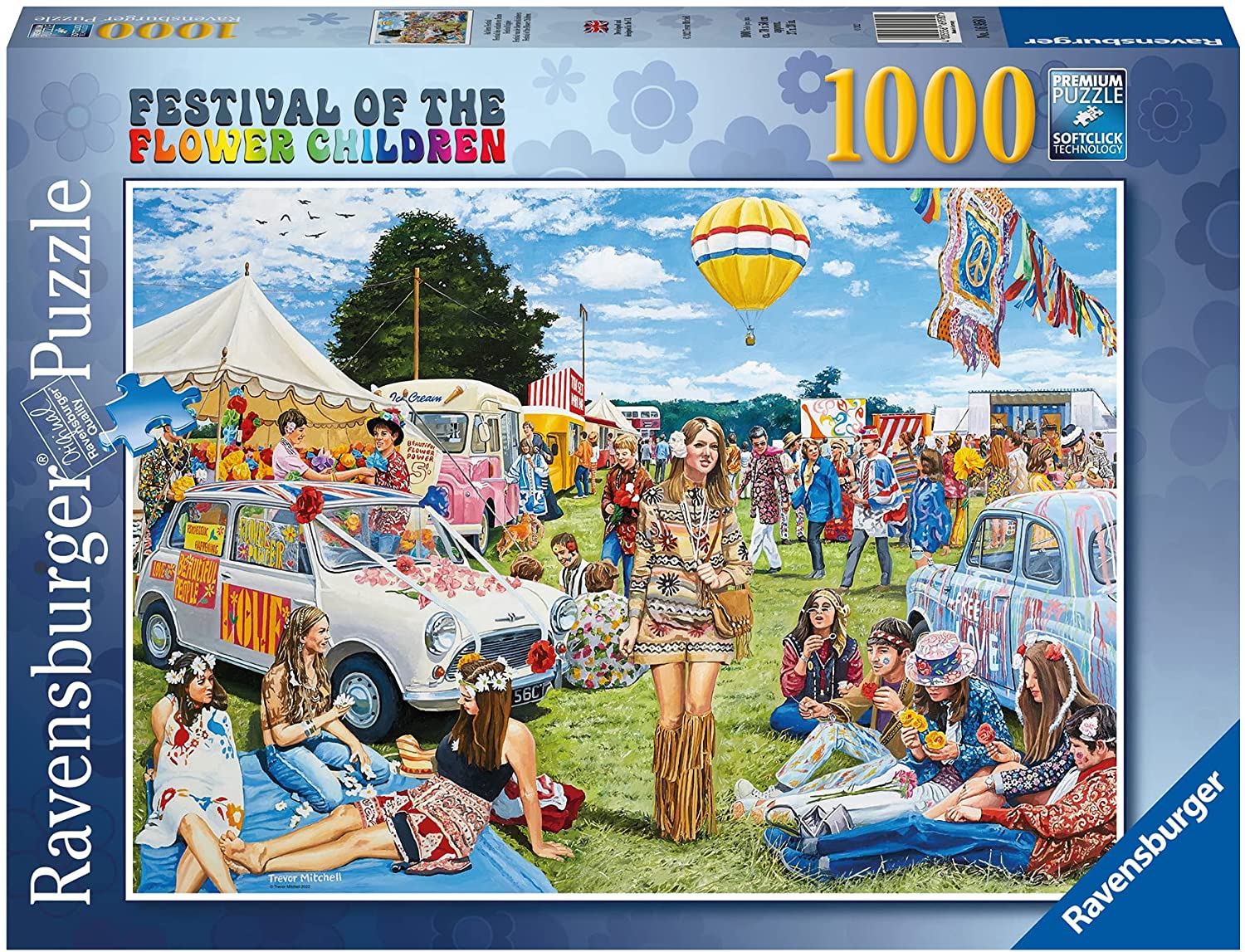 Ravensburger Festival of the Flower Children 1000 Piece Puzzle