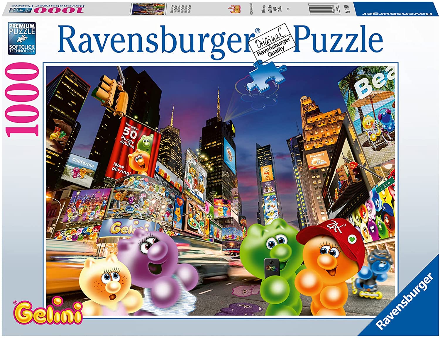 Ravensburger Gelini at Times Square 1000 Piece Puzzle