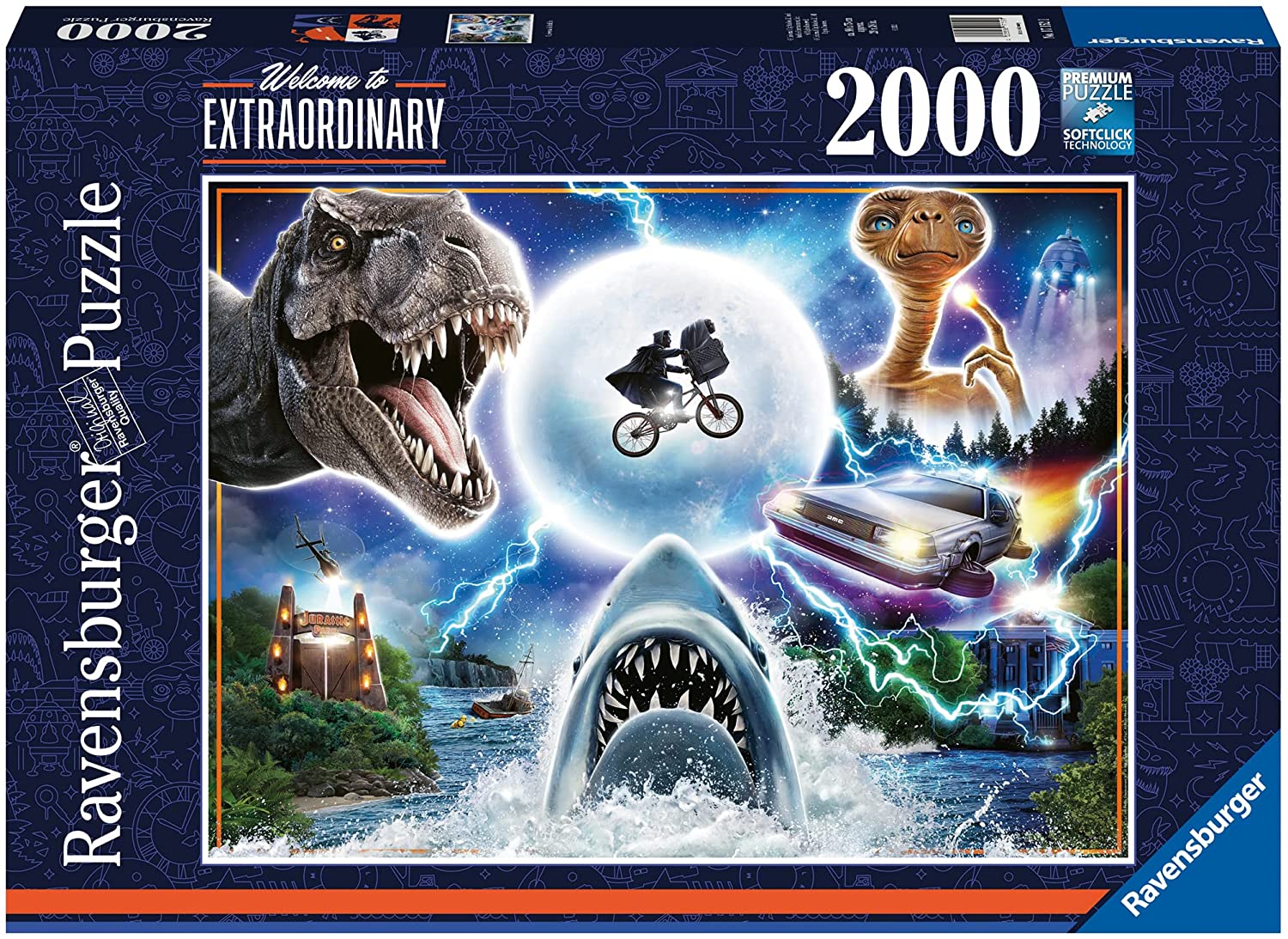 Ravensburger Universal Classic Movie Montage 2000 Piece Puzzle