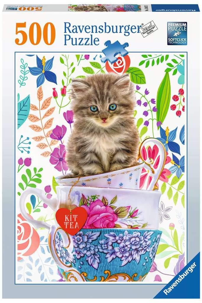 Ravensburger Kitten in a cup 500 Piece Puzzle