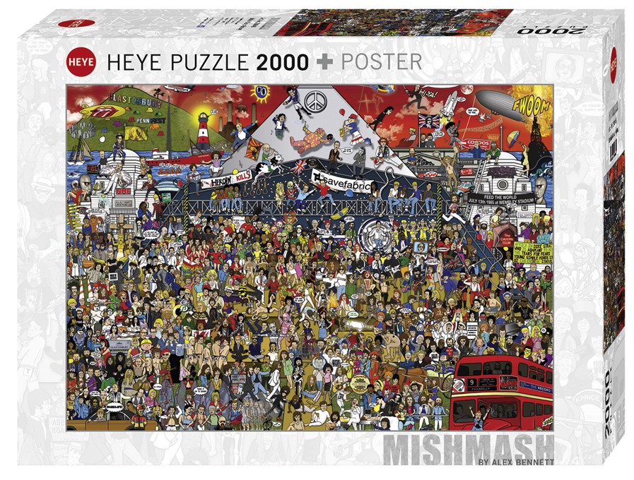 Heye puzzle - Loup - SAFARI (500 pces) Complete & counted