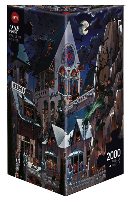 Heye Loup Castle of Horror 2000 Piece Puzzle