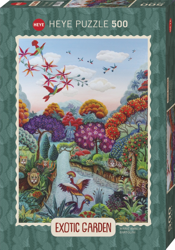 Heye Exotic Garden Plant Paradise 500 Piece Puzzle