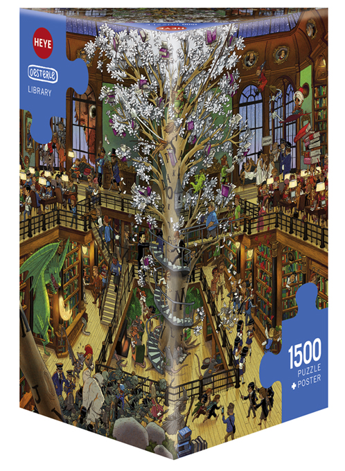 Heye Oesterle: Library 1500 Piece Puzzle