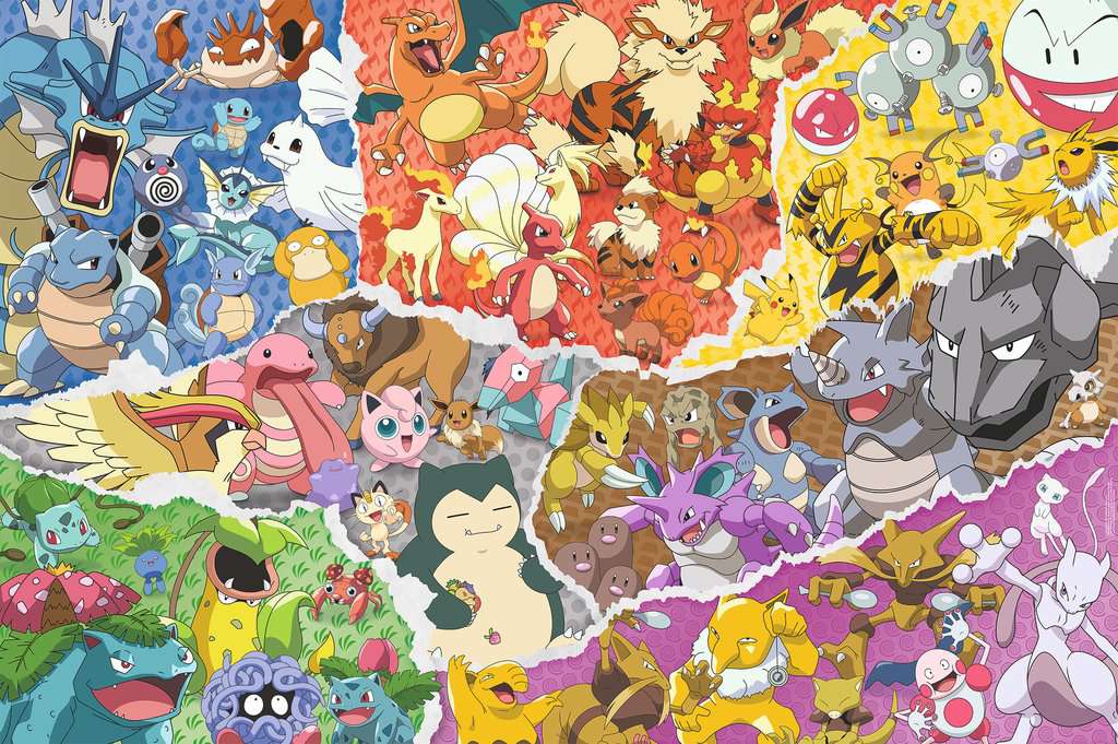 Puzzle Challenge Pokemon 1000 pcs