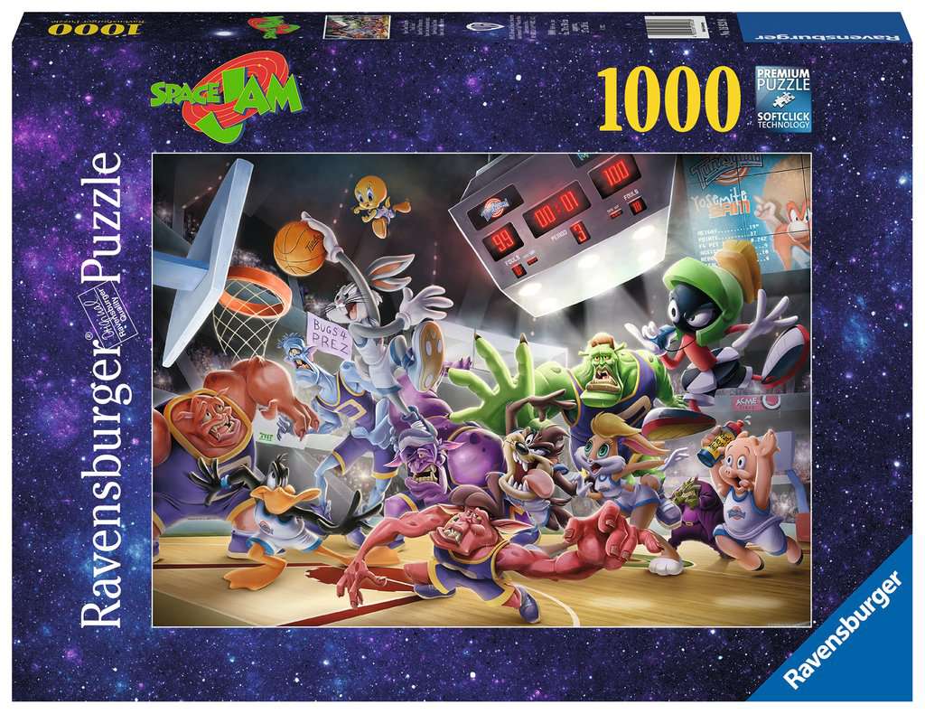 Ravensburger Space Jam Final Dunk 1000 Piece Puzzle