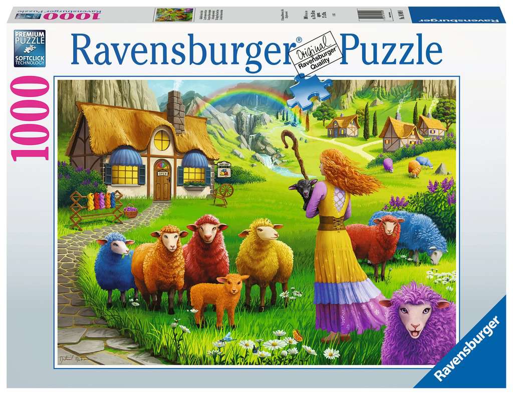 Ravensburger The Happy Sheep Yarn Shop 1000 Piece Puzzle