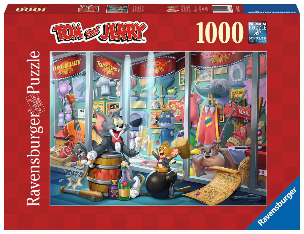 Ravensburger Tom & Jerry Hall of Fame 1000 Piece Puzzle