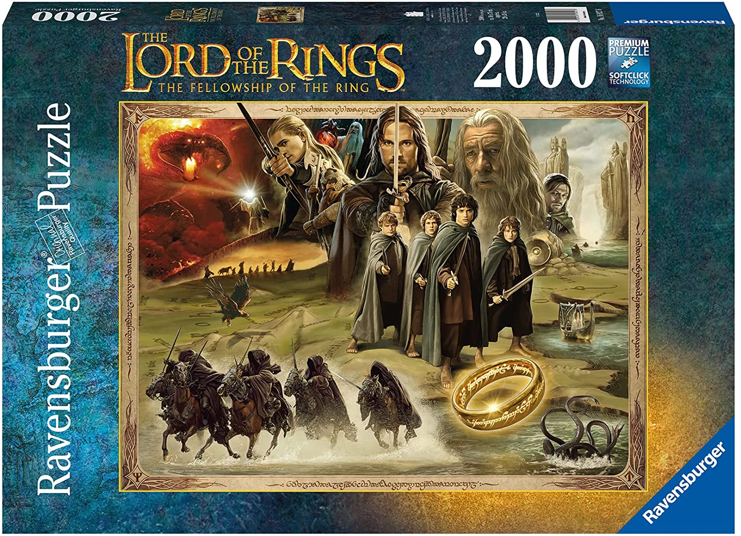 Ravensburger The Lord of the Rings Fellowship of the Ring 2000 Piece Puzzle