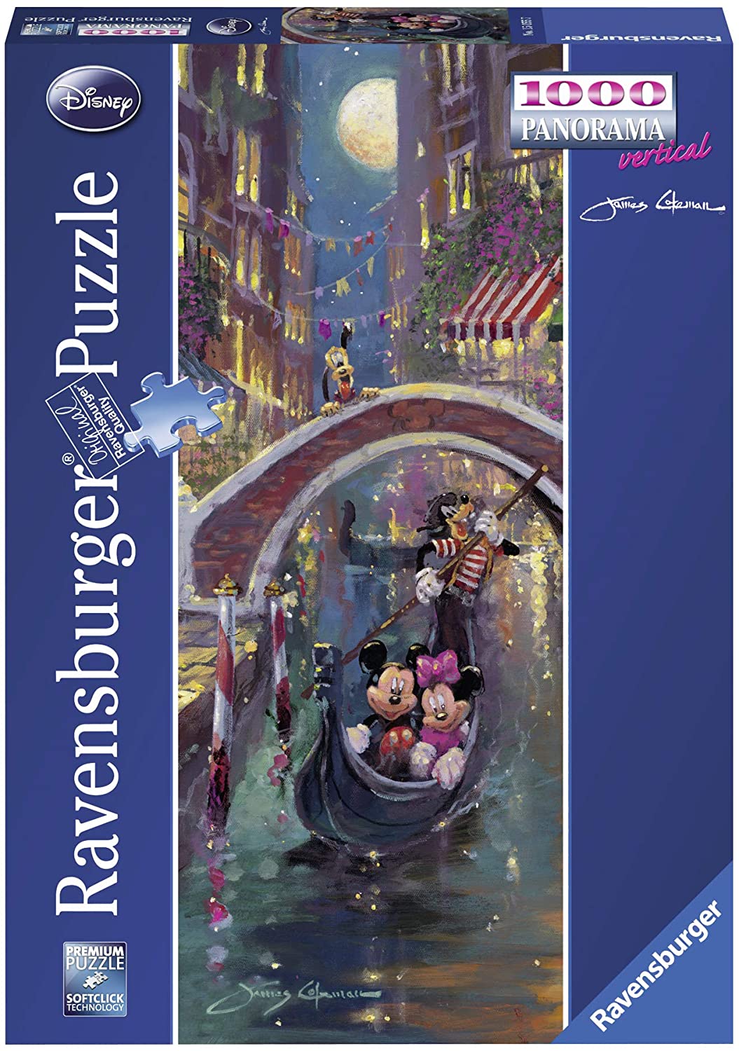 Ravensburger Disney Venetian Romance Vertical Panorama 1000 Piece Puzzle