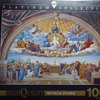 Clementoni Platinum Collection Raffaello: La disputa del sacramento 1000 Piece Metallic Puzzle