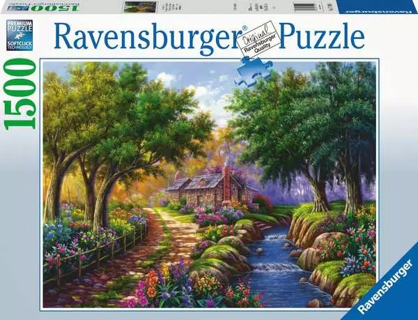 Ravensburger Cottage by the River 1500 Piece Puzzle