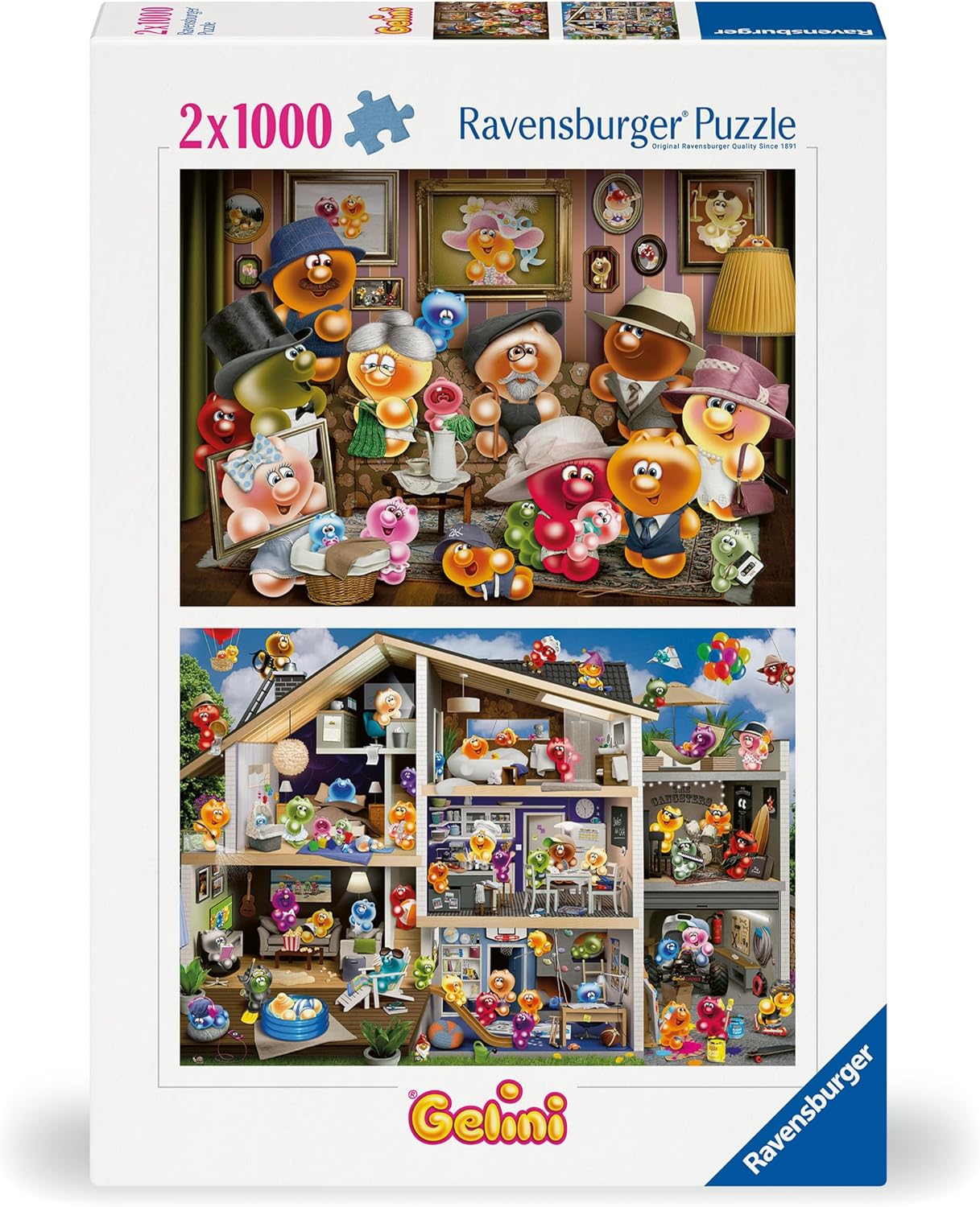 Ravensburger Gelini - 2 x 1000 Piece Puzzle