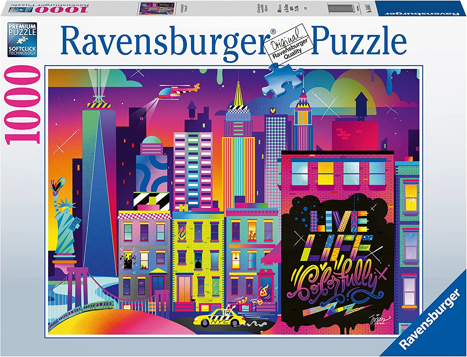 Ravensburger Live Life Colorfully NYC 1000 Piece Puzzle