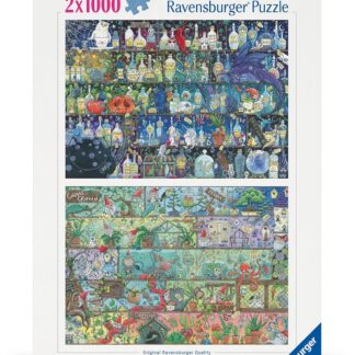 Ravensburger Magic Shelves -  2 x 1000 Piece Puzzle