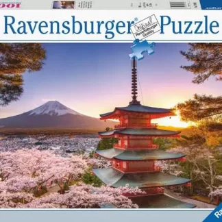 Ravensburger Mount Fuji Cherry Blossom View 1000 Piece Puzzle