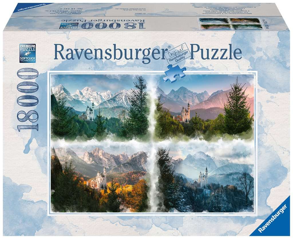 Ravensburger Castle Through The Seasons 18000 Piece Puzzle