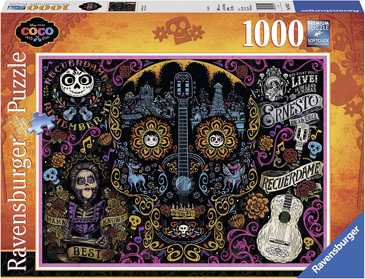 Ravensburger Disney Pixar Coco Mama Knows Best 1000 Piece Puzzle