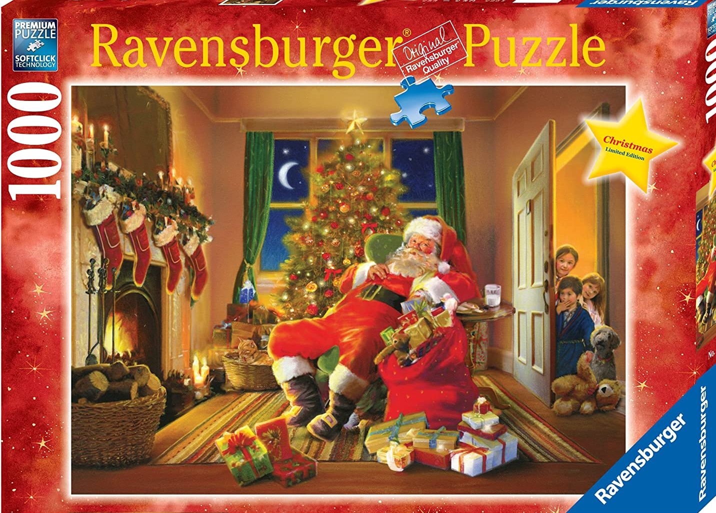 Ravensburger Christmas Limited Edition Santas's Caught 1000 Piece Puzzle