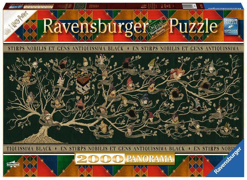 Ravensburger Wizarding World Black Family Tree 2000 Piece Panorama Puzzle