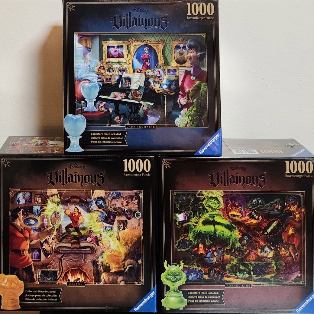 Ravensburger Disney Villainous 1000 Piece Puzzle Bundle D