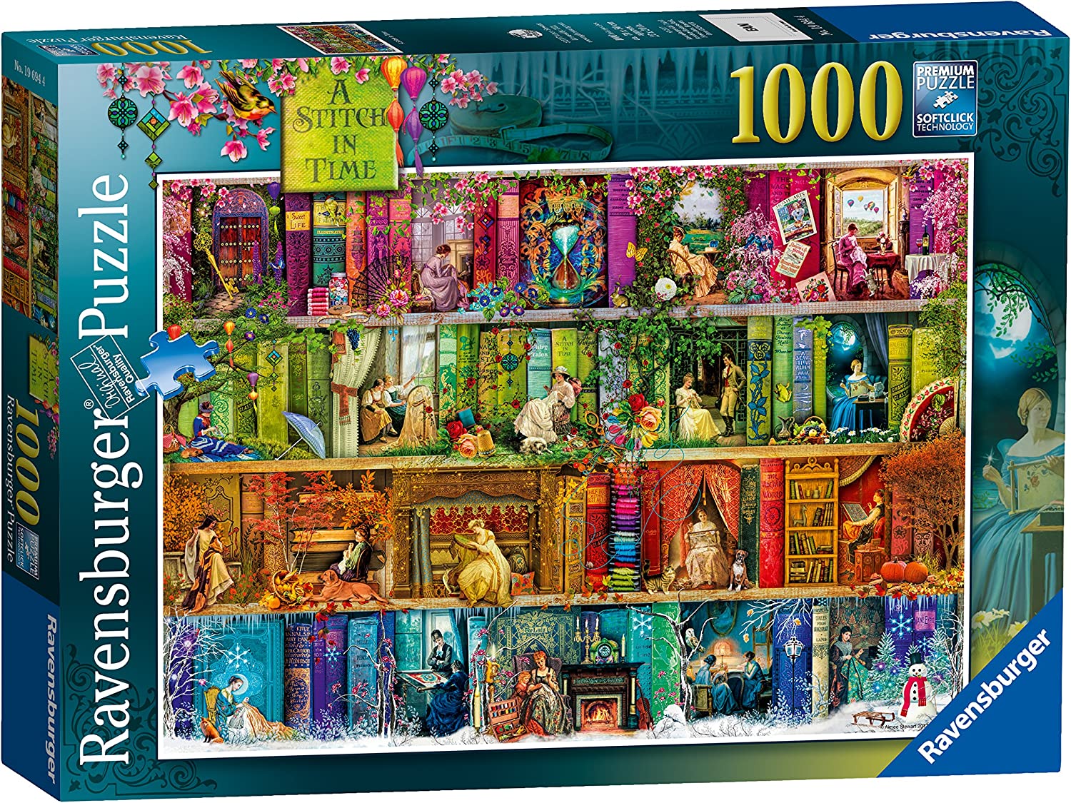 Ravensburger Aimee Stewart A Stitch In Time 1000 Piece Puzzle